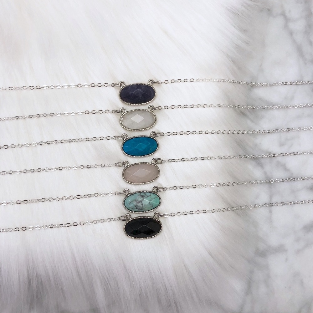 Gemstone Choker Necklaces - Picture 5 of 6